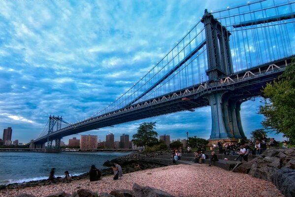 Manhattan Bridge à New York