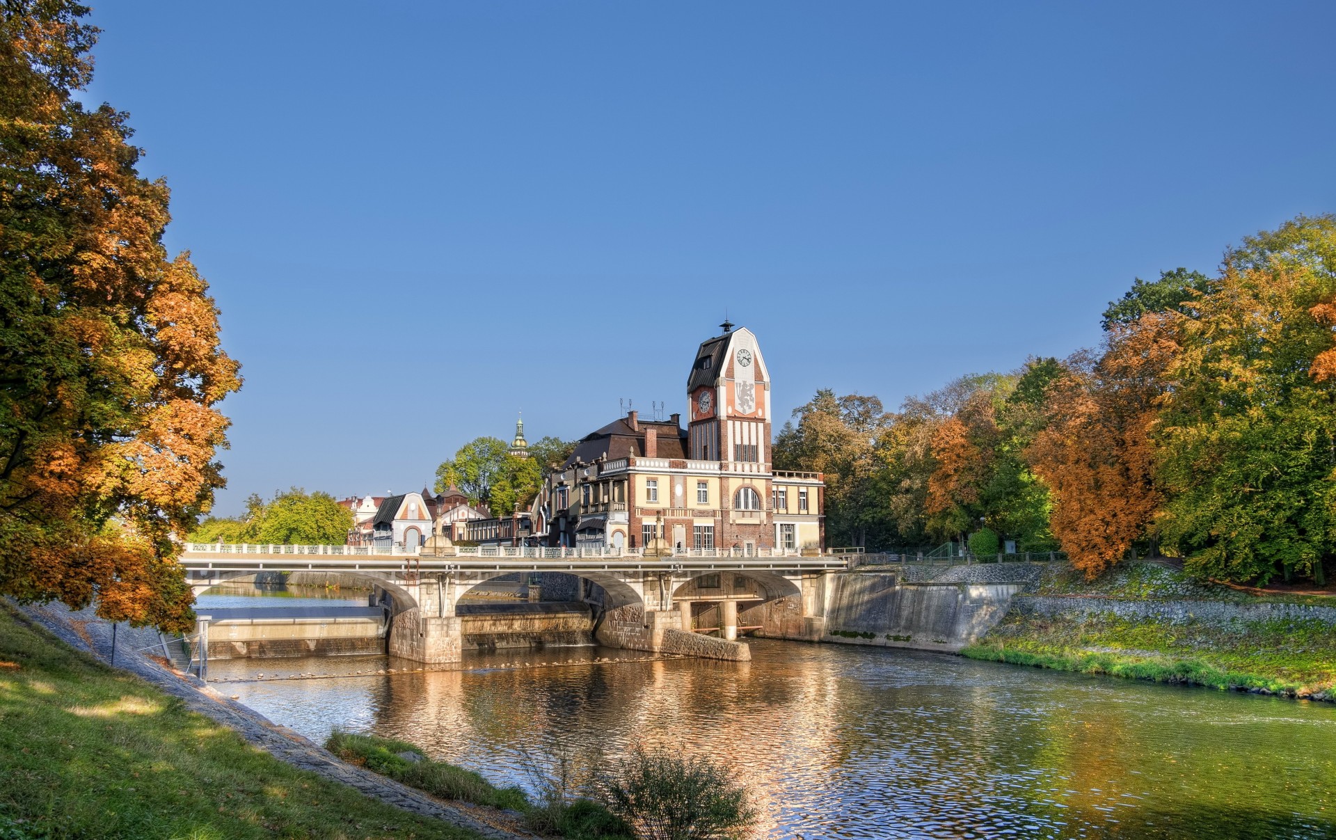 brücke tschechische republik flüsse stadt