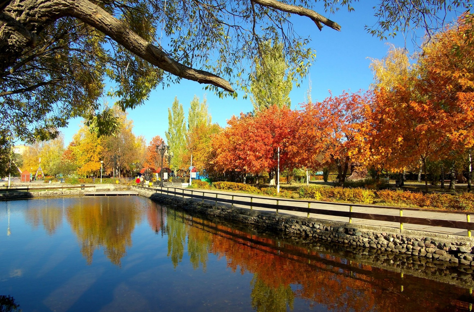 russia autumn town