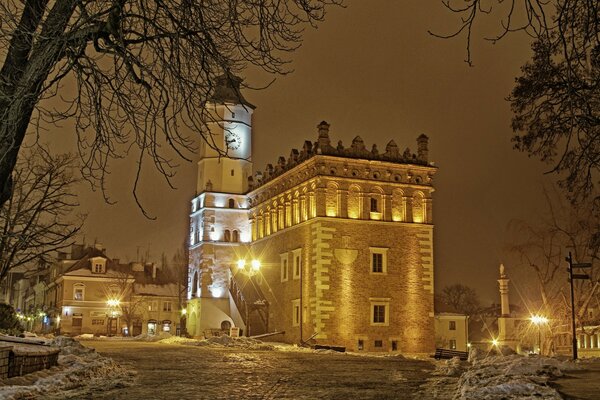 Landscape night in Poland