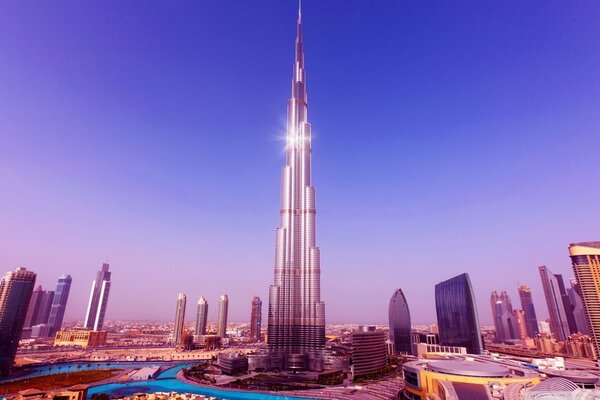 Dubai landmark-Burj Khalifa skyscraper