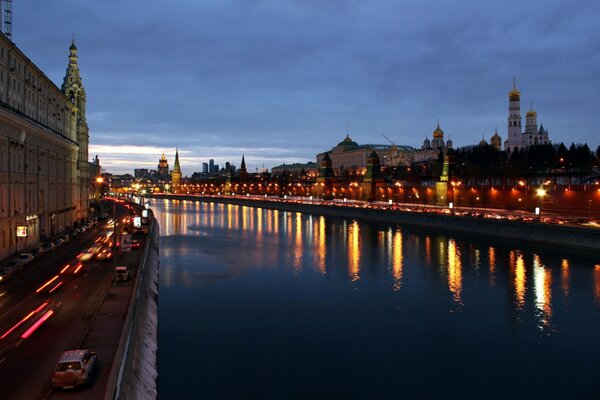 Water channel in Moscow