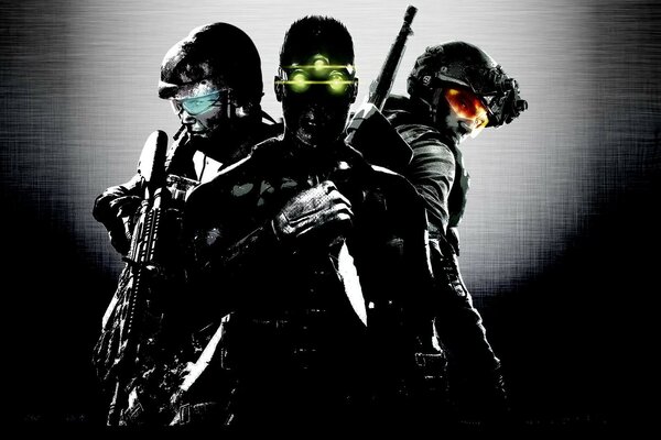 Le persone con le armi del gioco tom clancy