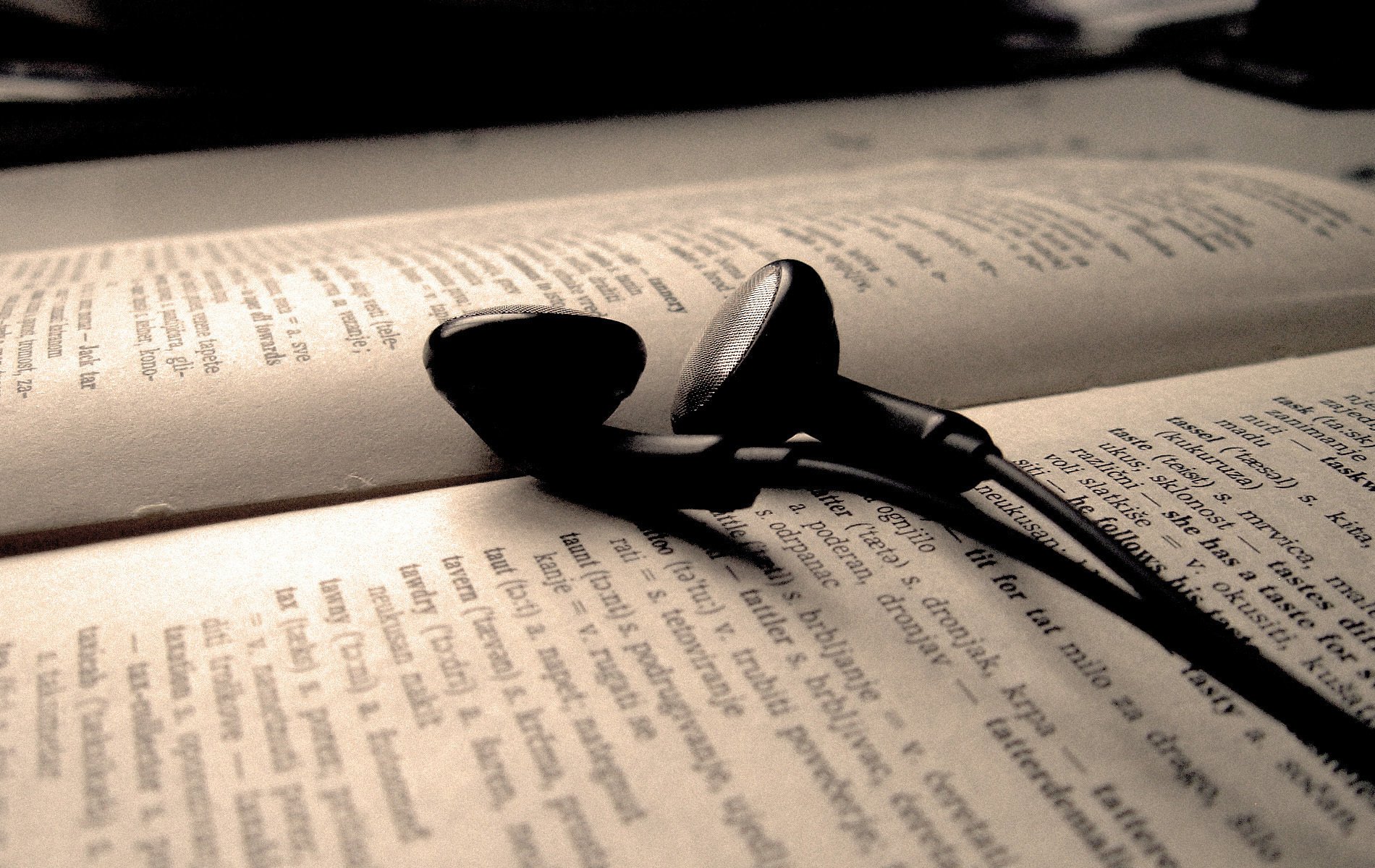 libro auriculares texto