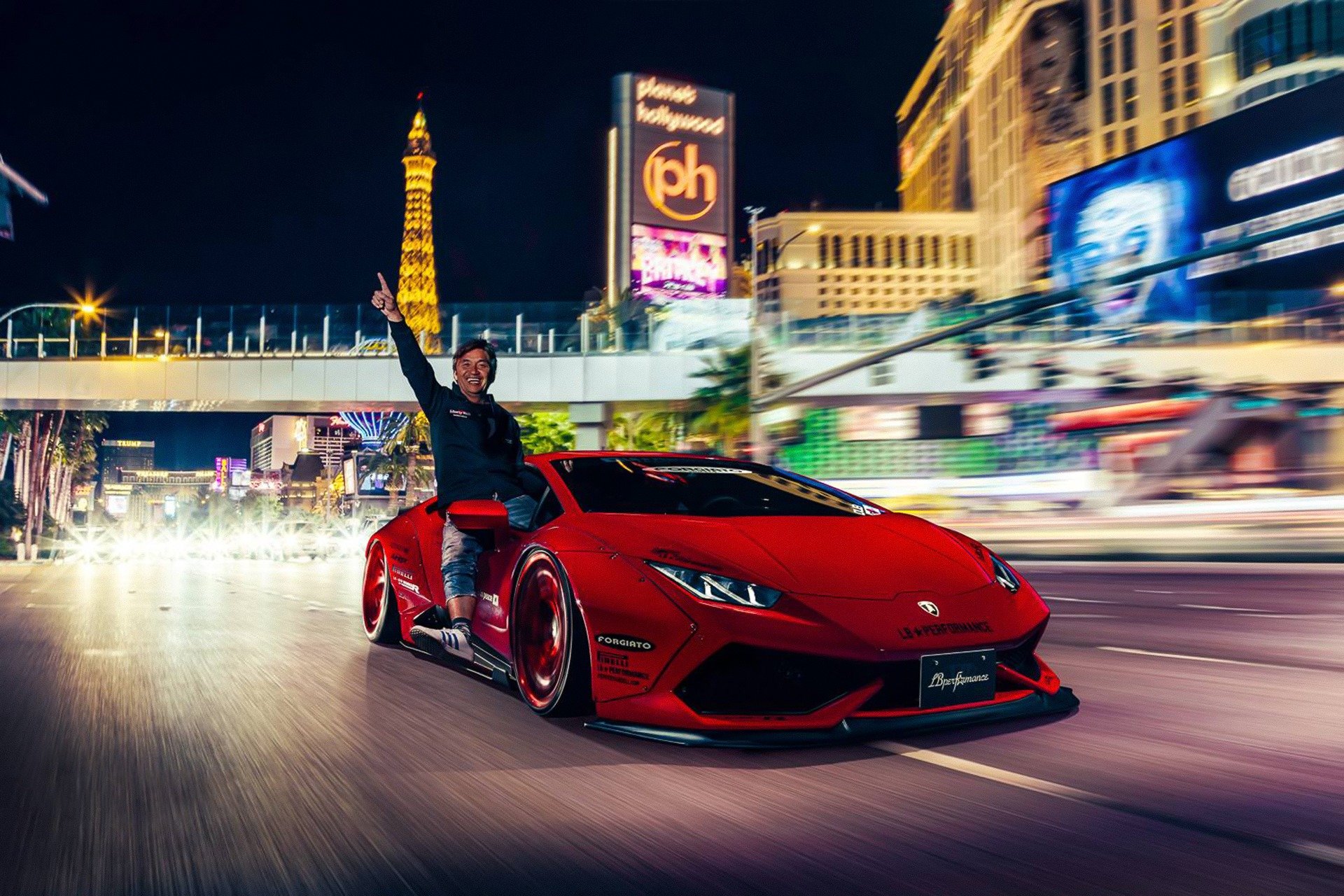 lamborghini huracan lp610-4 wolność spacer forgiato koła czerwony pieprz yandell