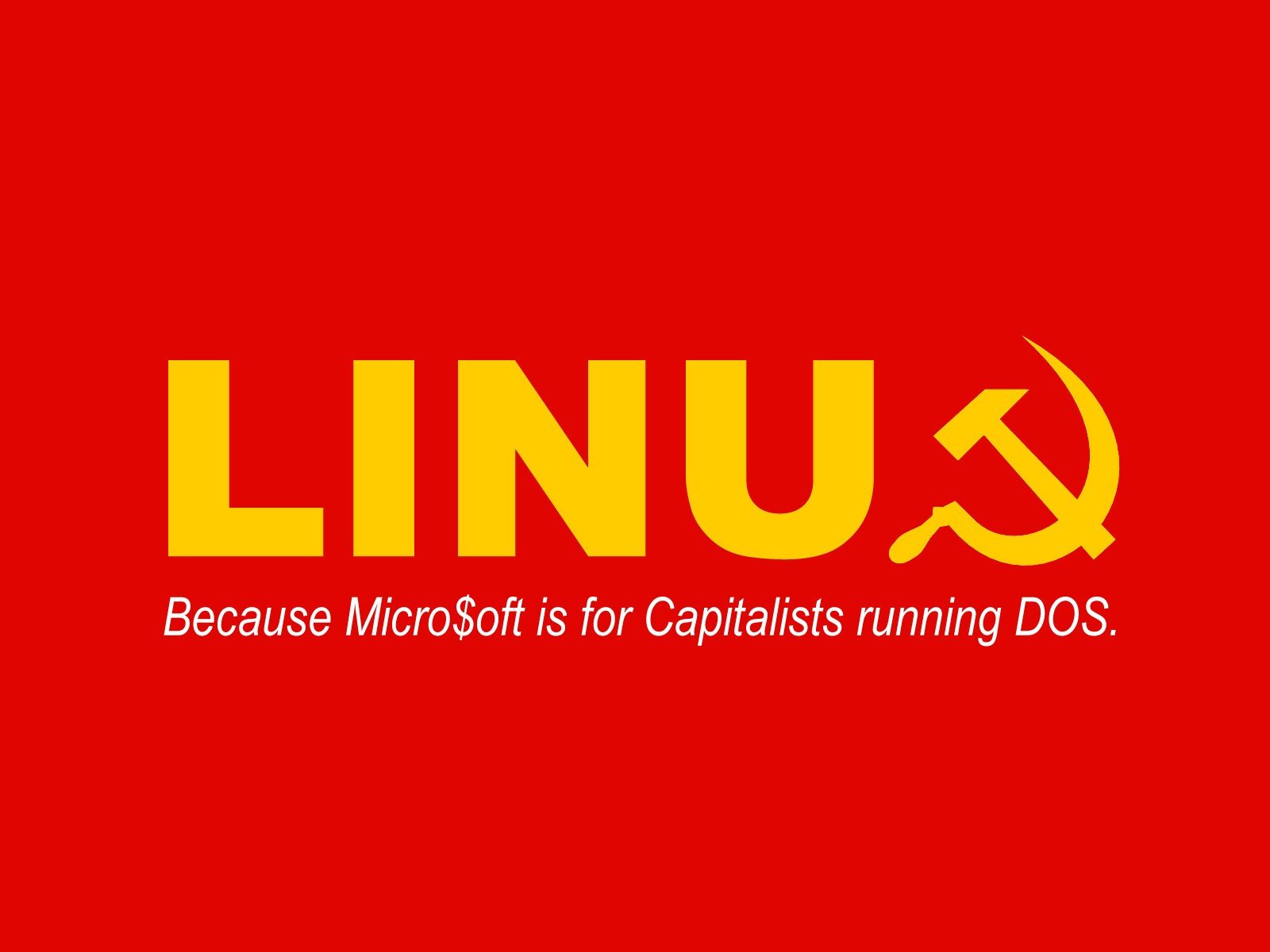 linux kommunismus rot