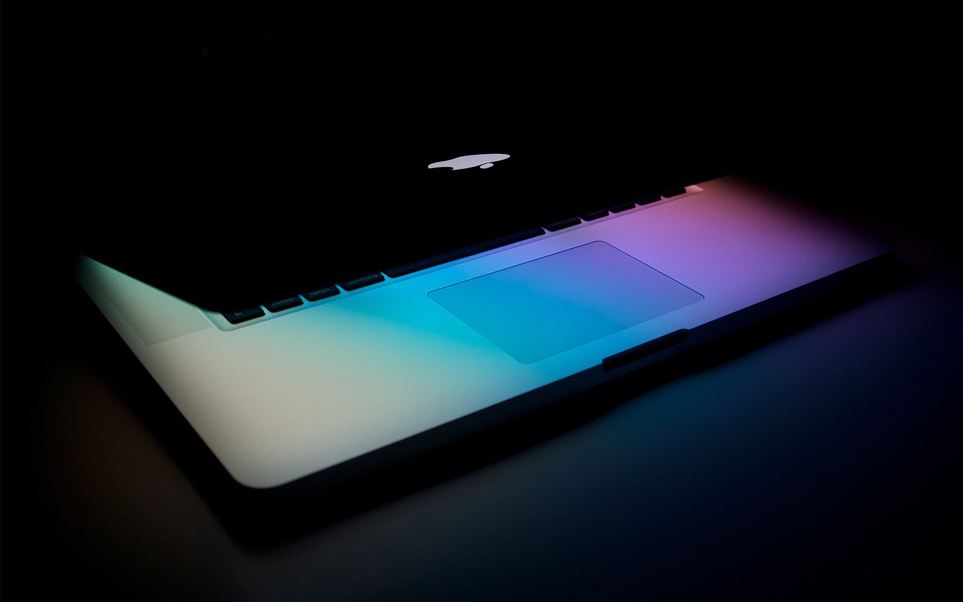 brand apple laptop backlight computer