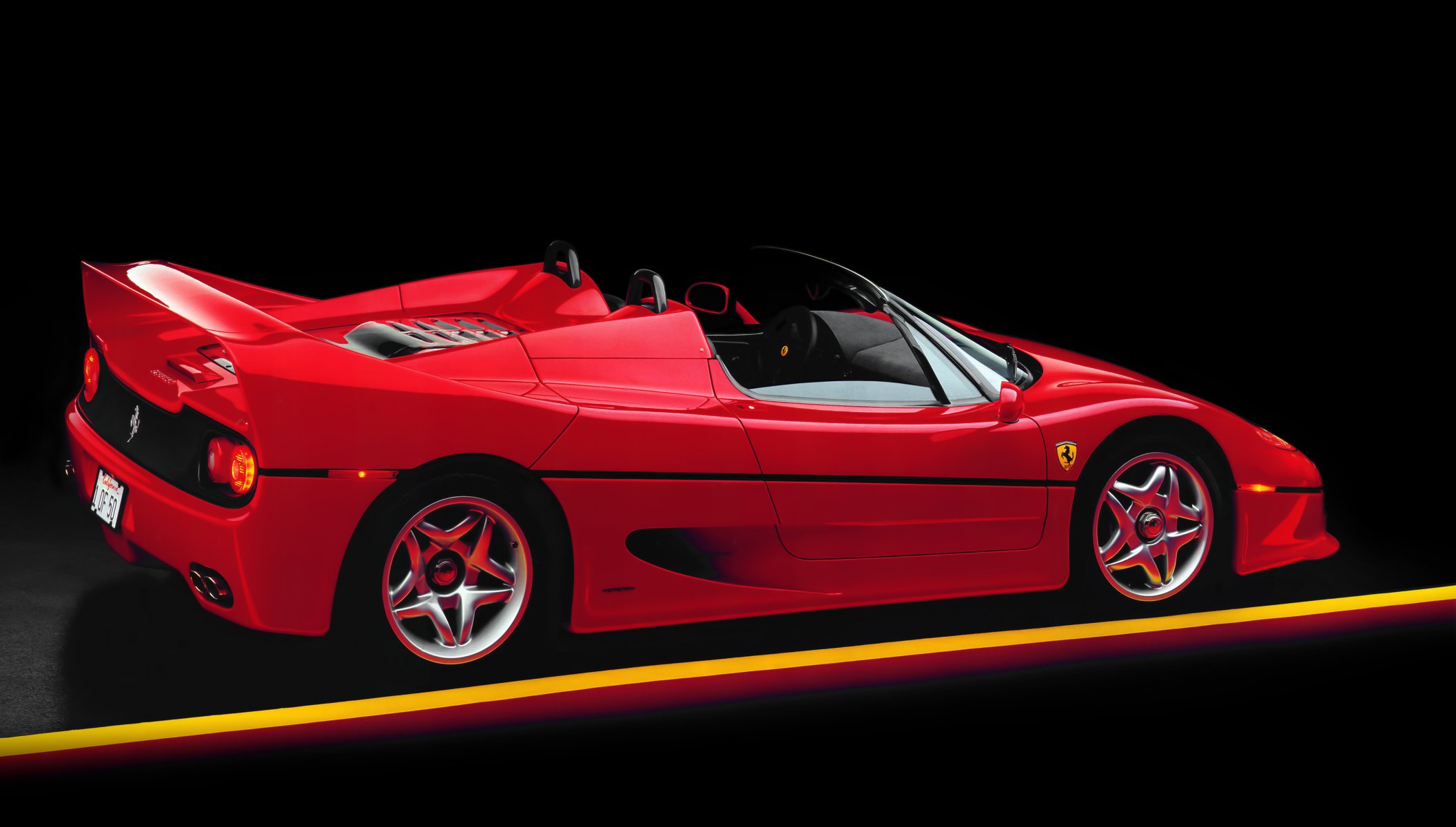 ferrari f50 паук суперкар красные