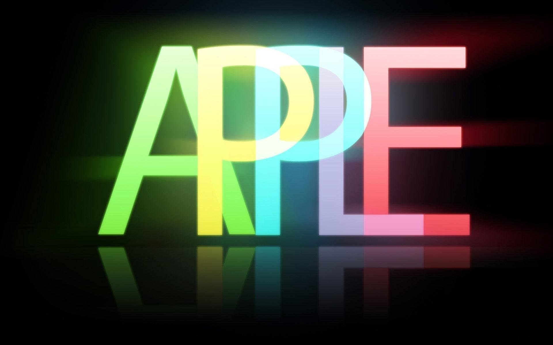 letras de colores manzana palabras manzana