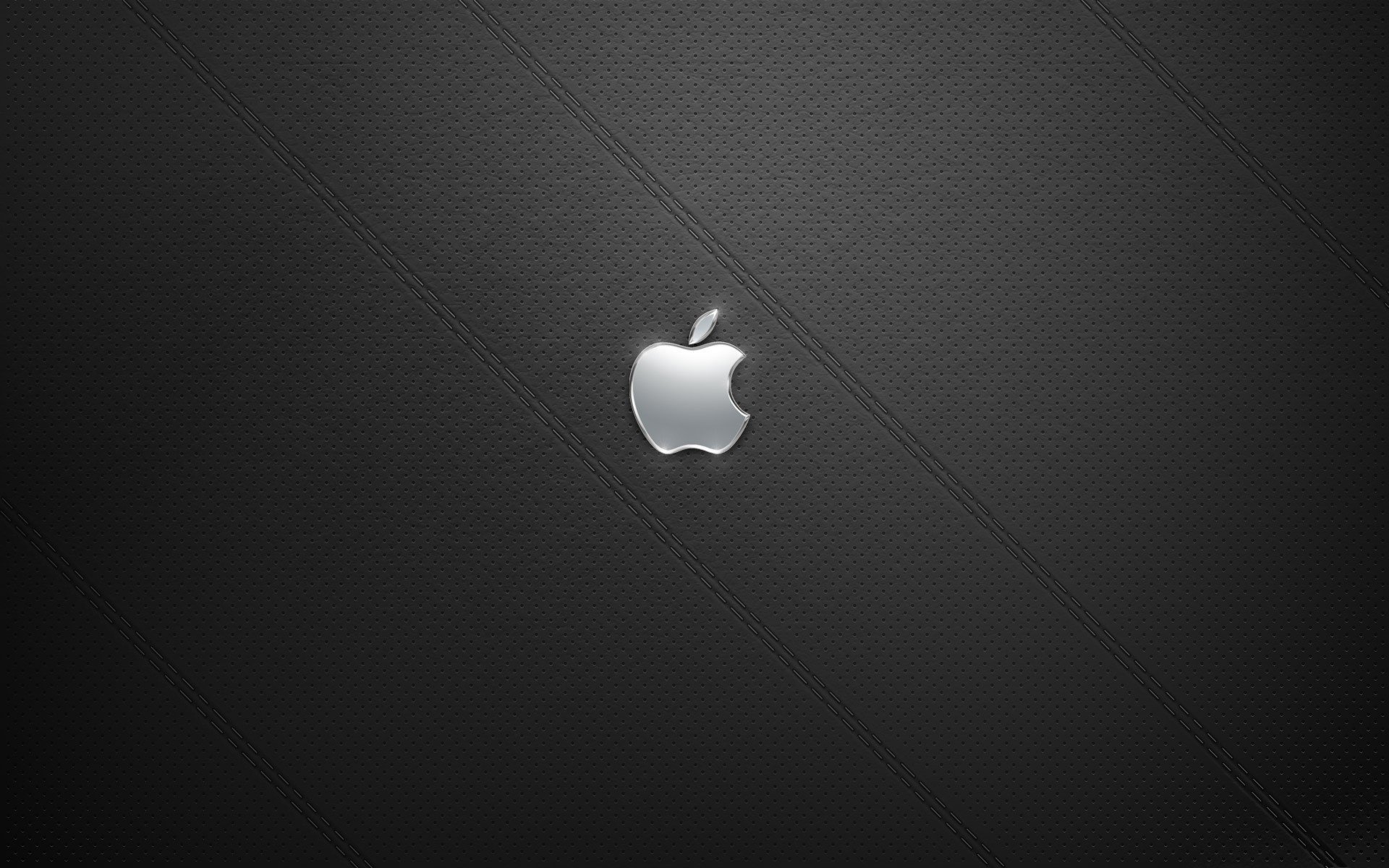 textura de la tela fondo oscuro ojo de buey gris apple emblemas logotipos blanco negro