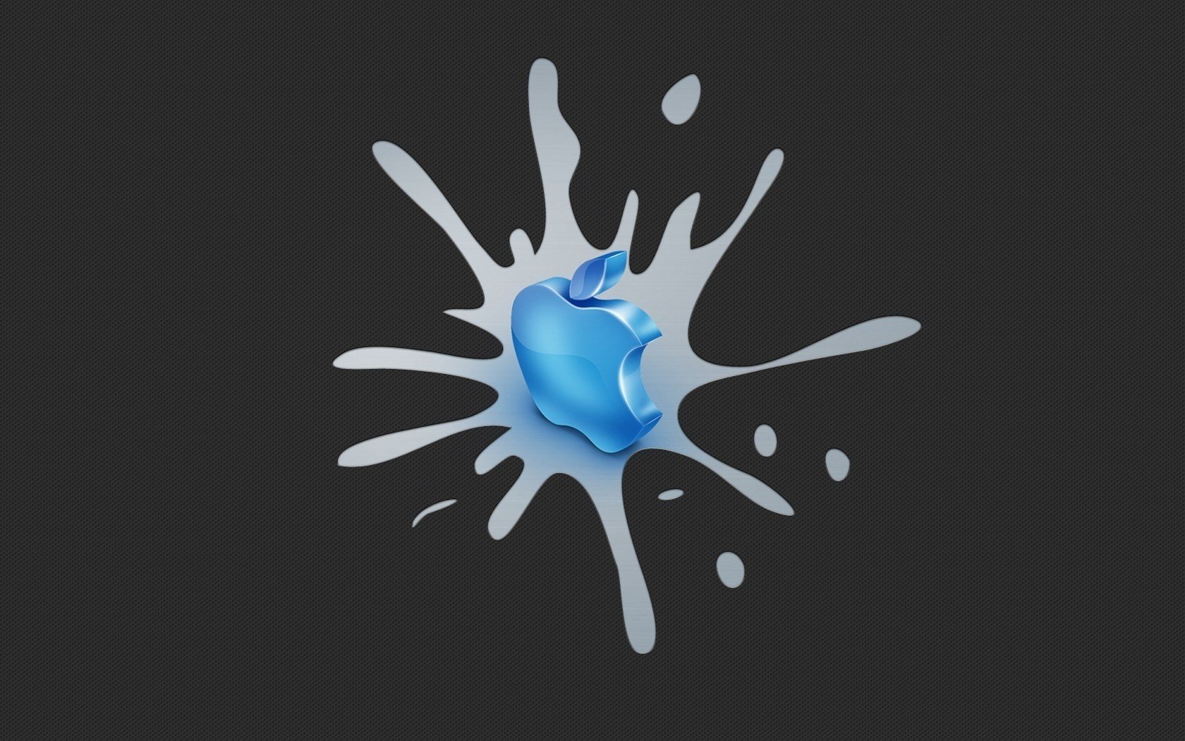 minimalismus flecken blaues bullseye dunkelheit apple embleme logos