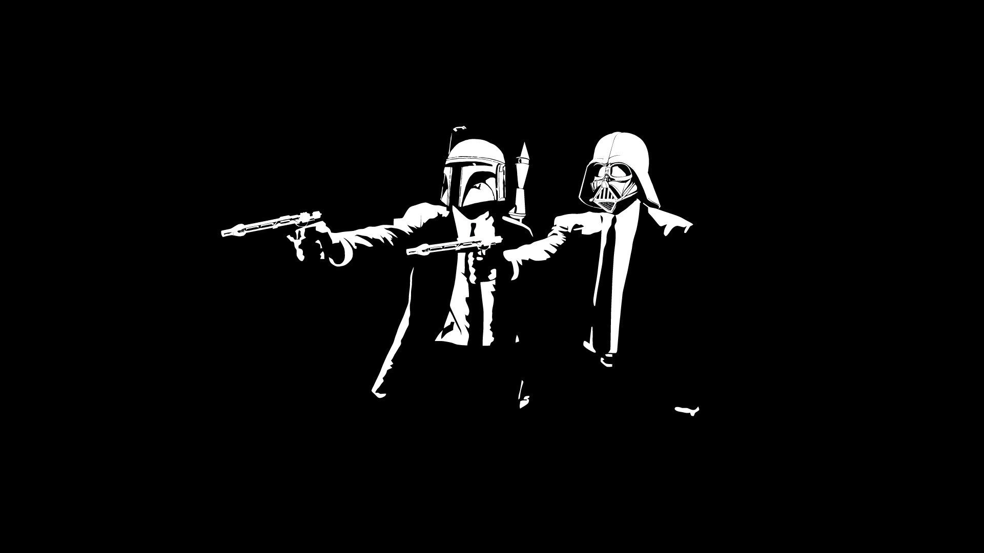 minimalismo parodia darth vader blanco y negro gráficos simplicidad fondo oscuro fondo negro