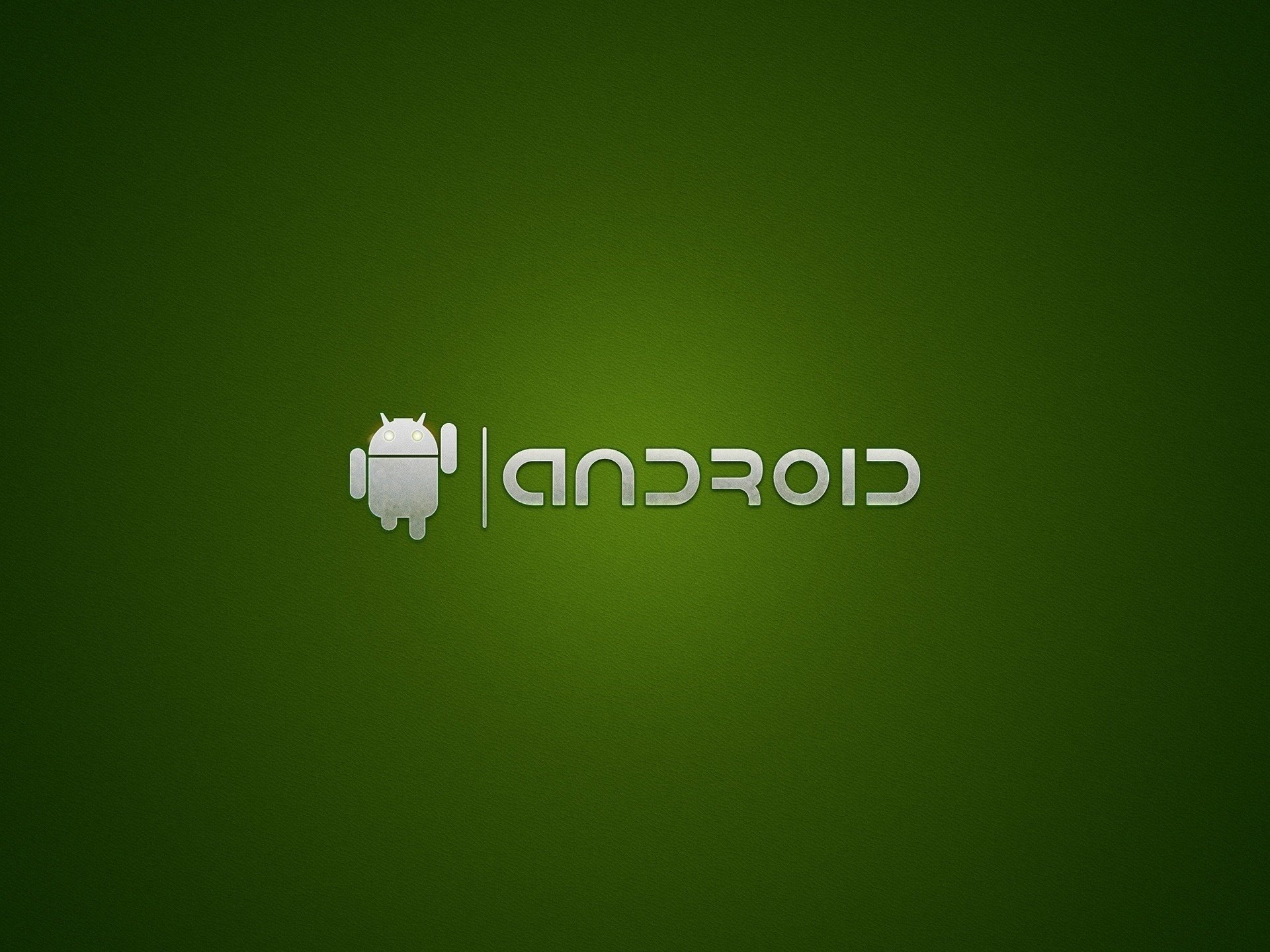 android inscription robots green