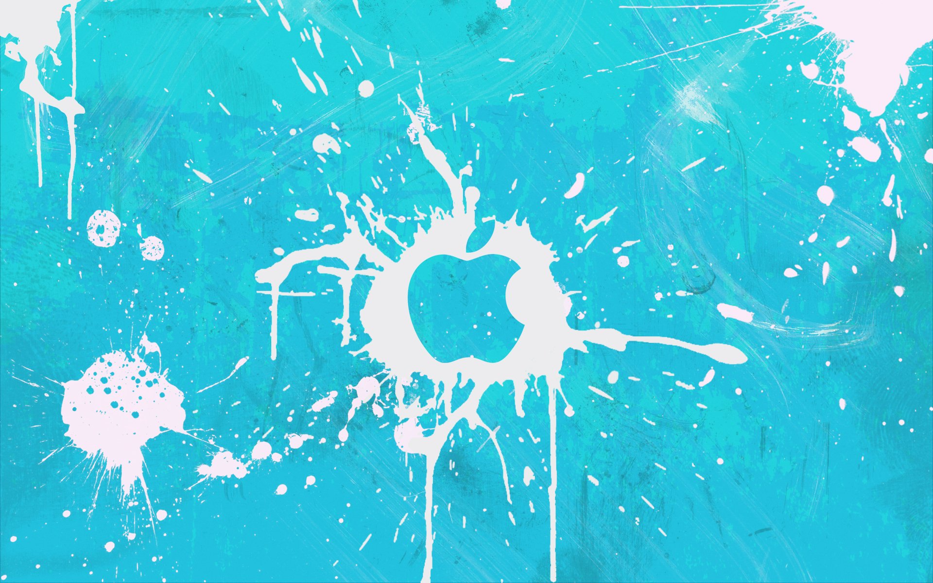 apple spray the blob white blue