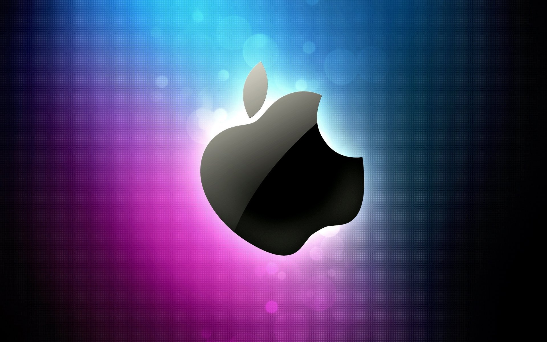 pink blue grey apple apple emblems logo