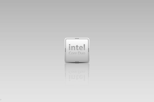 Processor image on a gray background