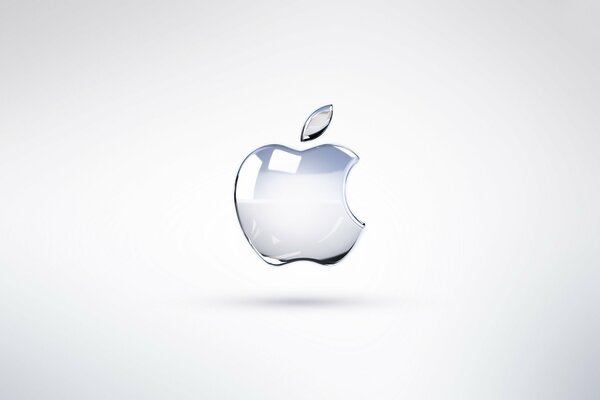 Transparent apple logo