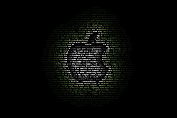 Das Bild des Apple-Logos ist ein apfelgebeißter Apfel