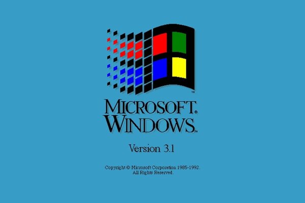 Logotipo de Microsoft Windows en la pantalla azul