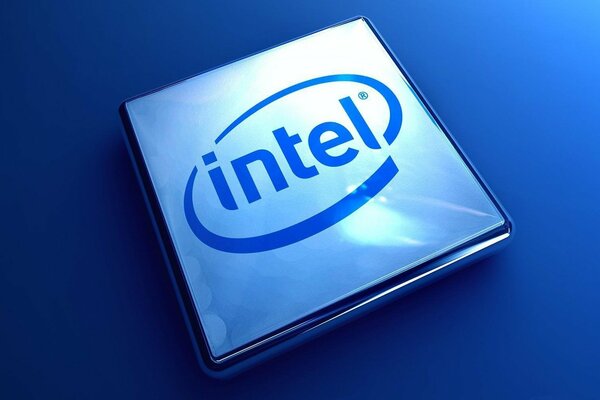 Le logo bleu Intel