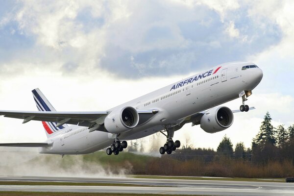 The passenger plane released the landing gear before landing