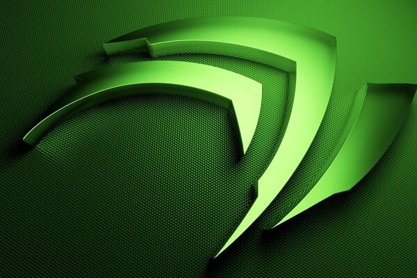 Nvidia-Logo aus Metall