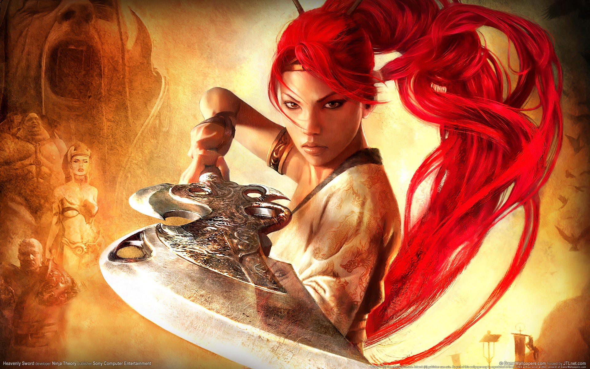 heavenly sword 2 girl warrior weapon