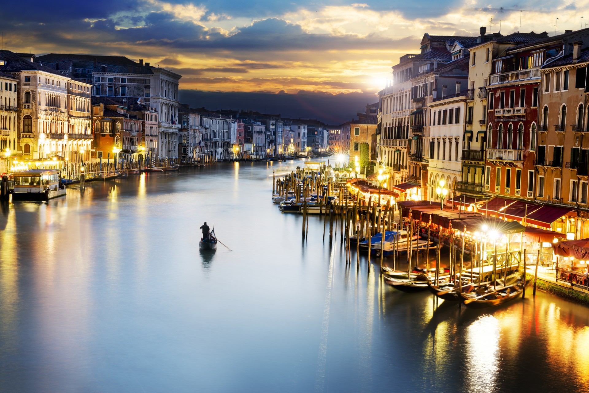 italien venedig stadt canal grande