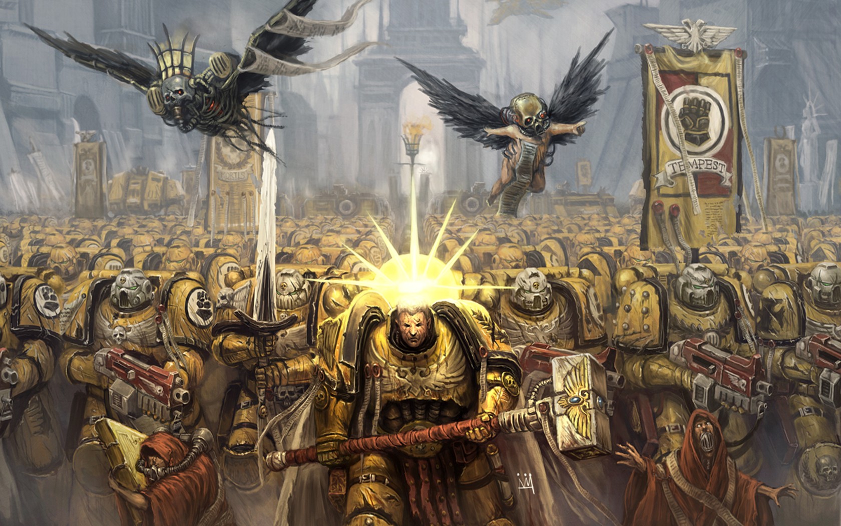 warhammer czarni templariusze żółty imperium