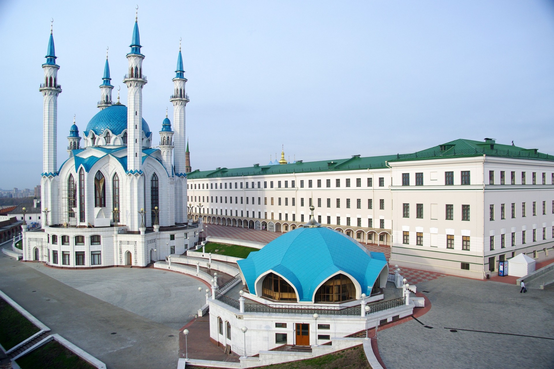 mosquée kazan gris kremlin ville