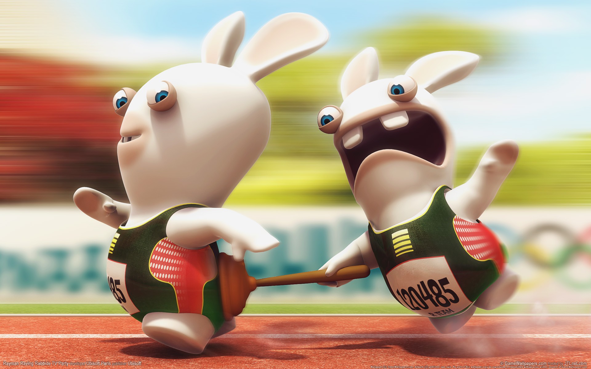 rayman raving rabbids tv party lapins ventus sprint