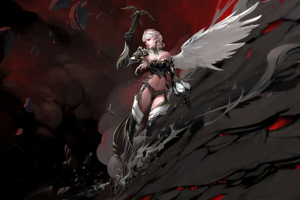 La ragazza ha le ali in lineage 2