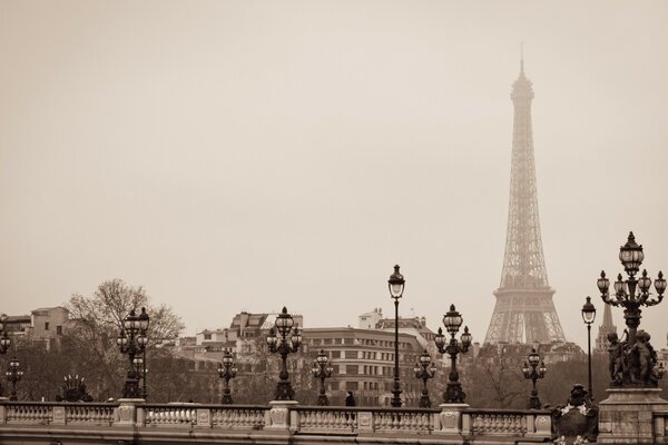 Grunge. Altes Foto. Paris