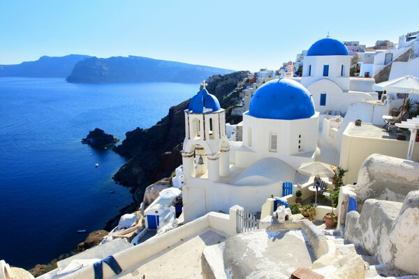 Paisaje natural de la hermosa Grecia