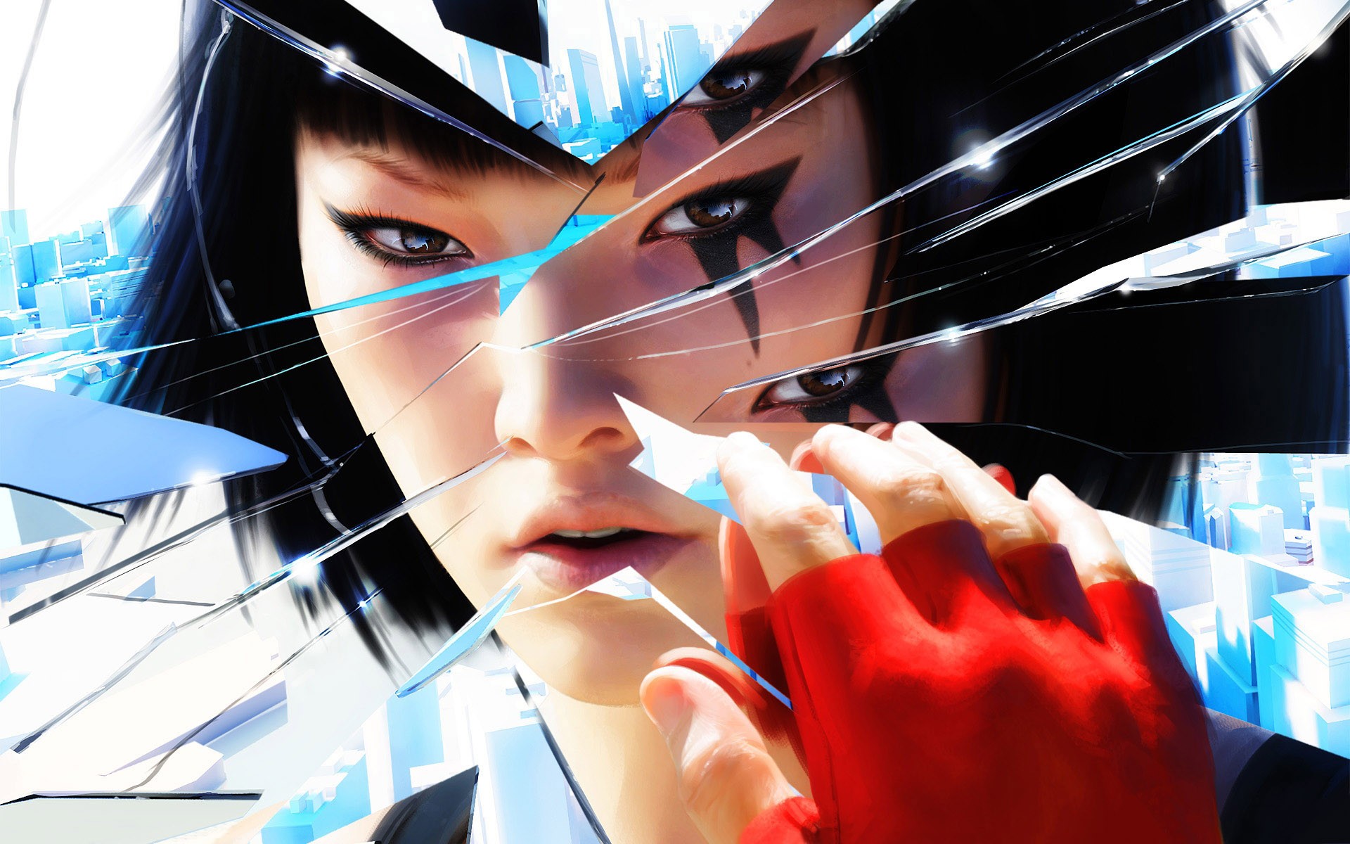 mirrors edge chica espejo fragmentos