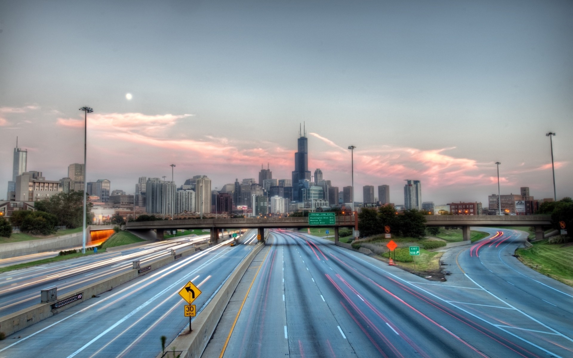 brücke chicago stadt straße illinois