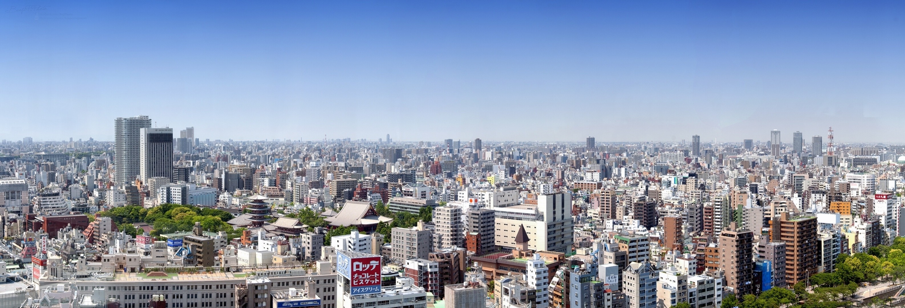 tokyo panorama building japan