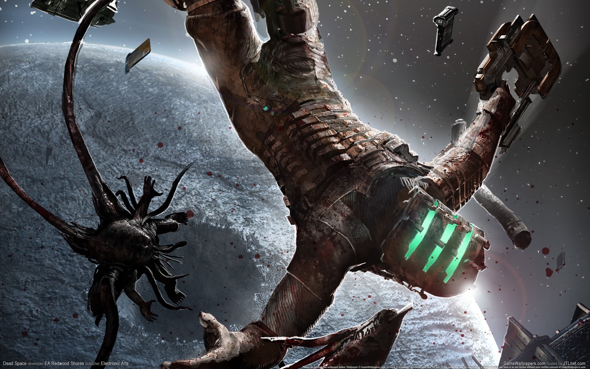 dead space dead space isaac creature space airless space planet