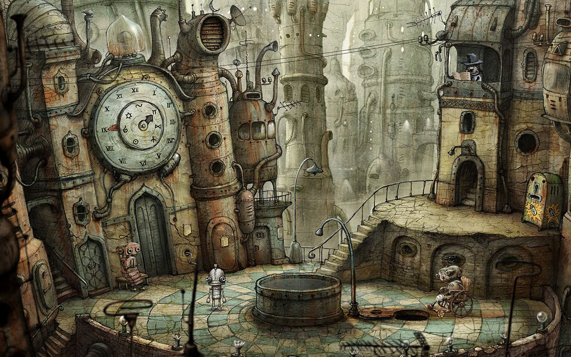 machinarium gry robot projekt muchomor