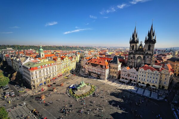 Prague is a city of castles and squares