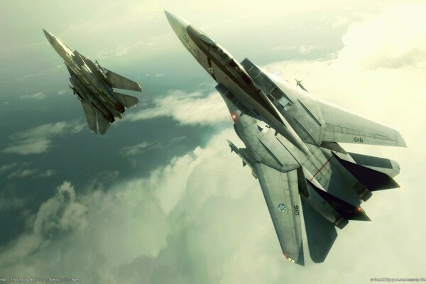 Combattants dans les nuages de Ace combat 5