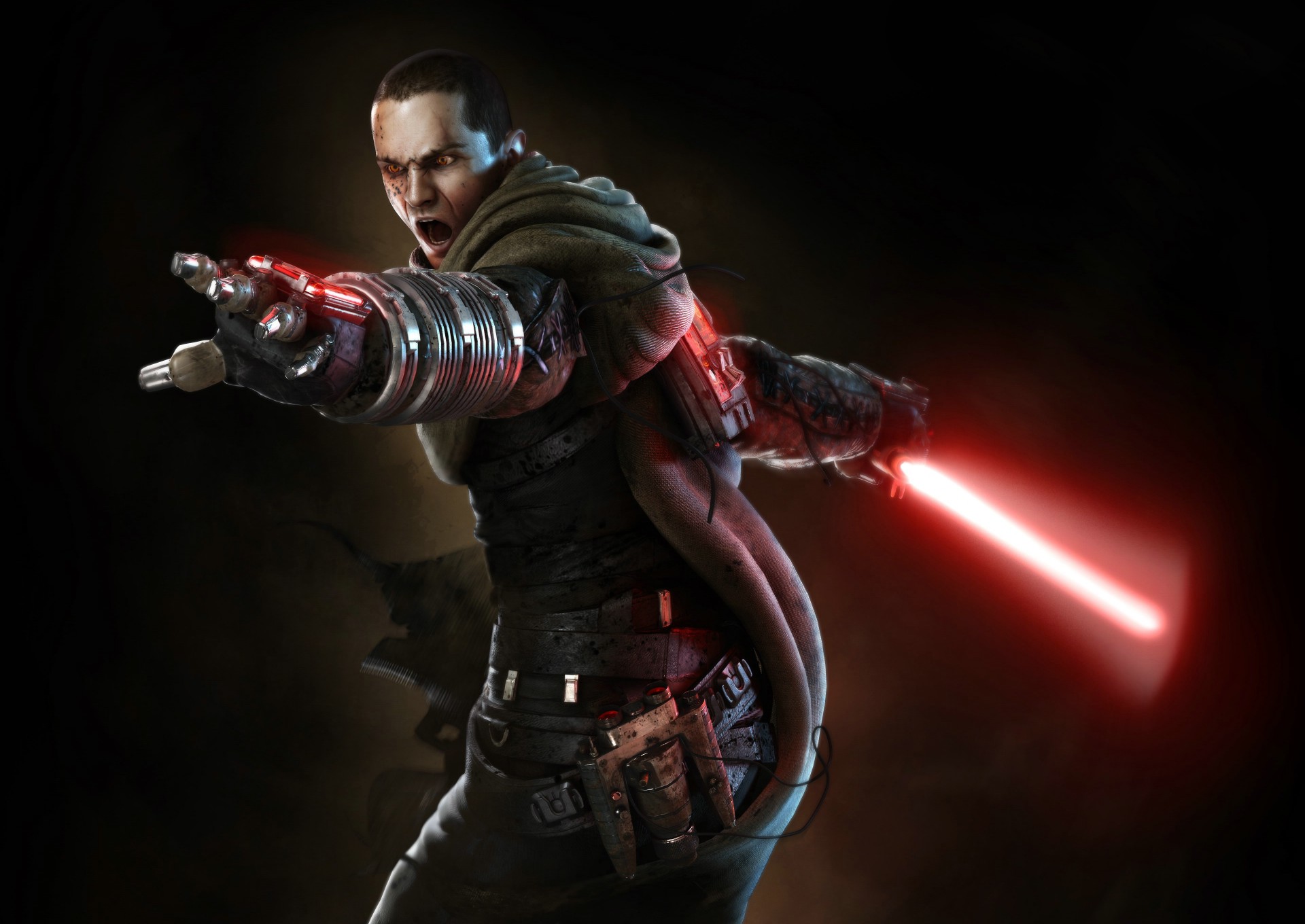 w the force unleashed star wars lichtschwert starkiller galen