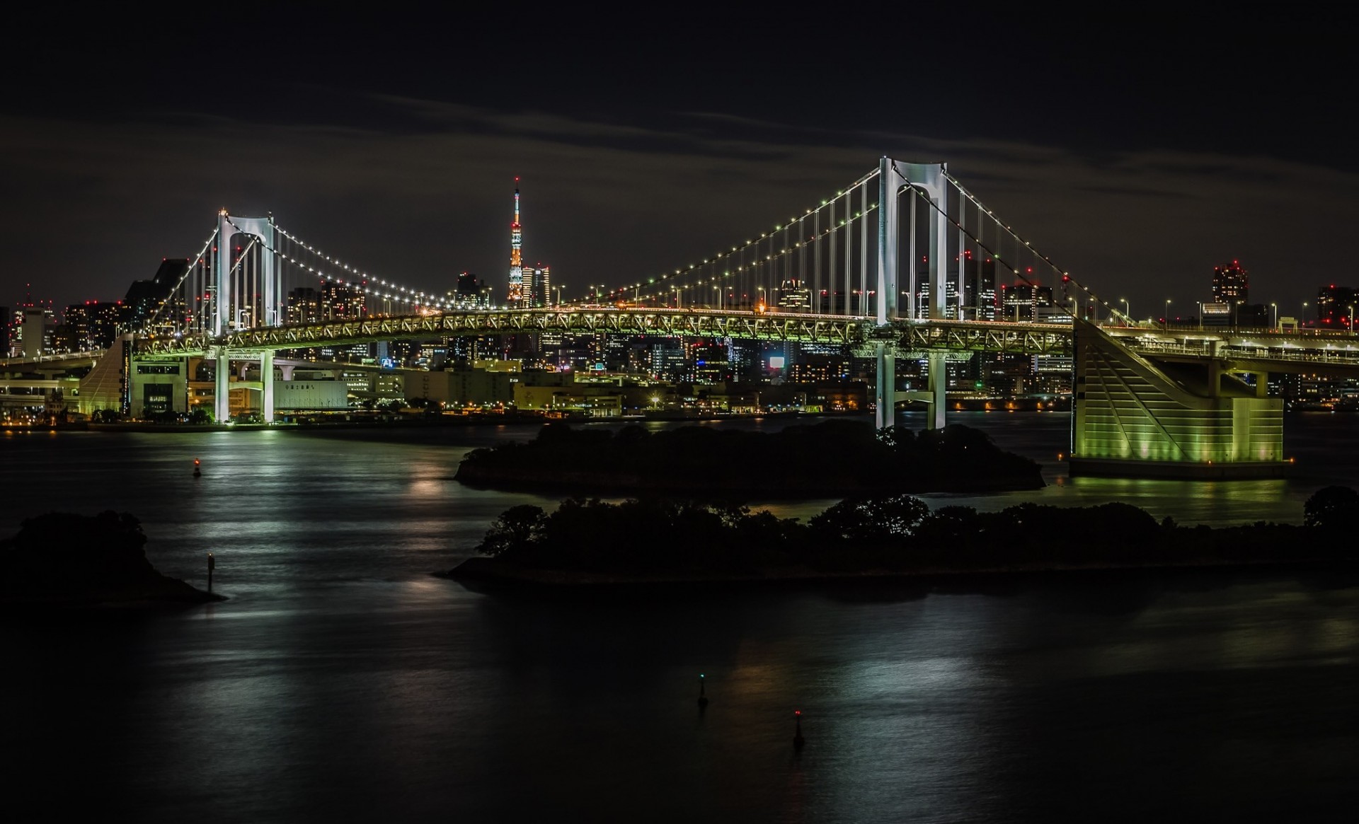 tokyo rainbow bridge japan