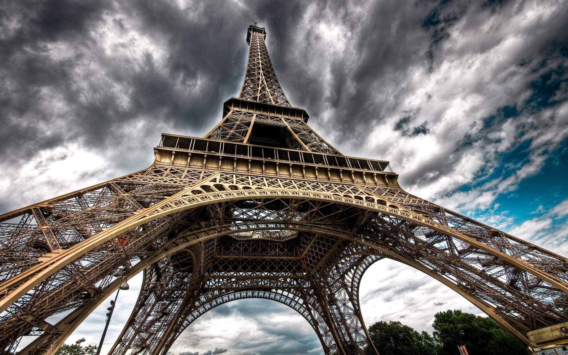 eiffelturm wolke paris grau makro stadt