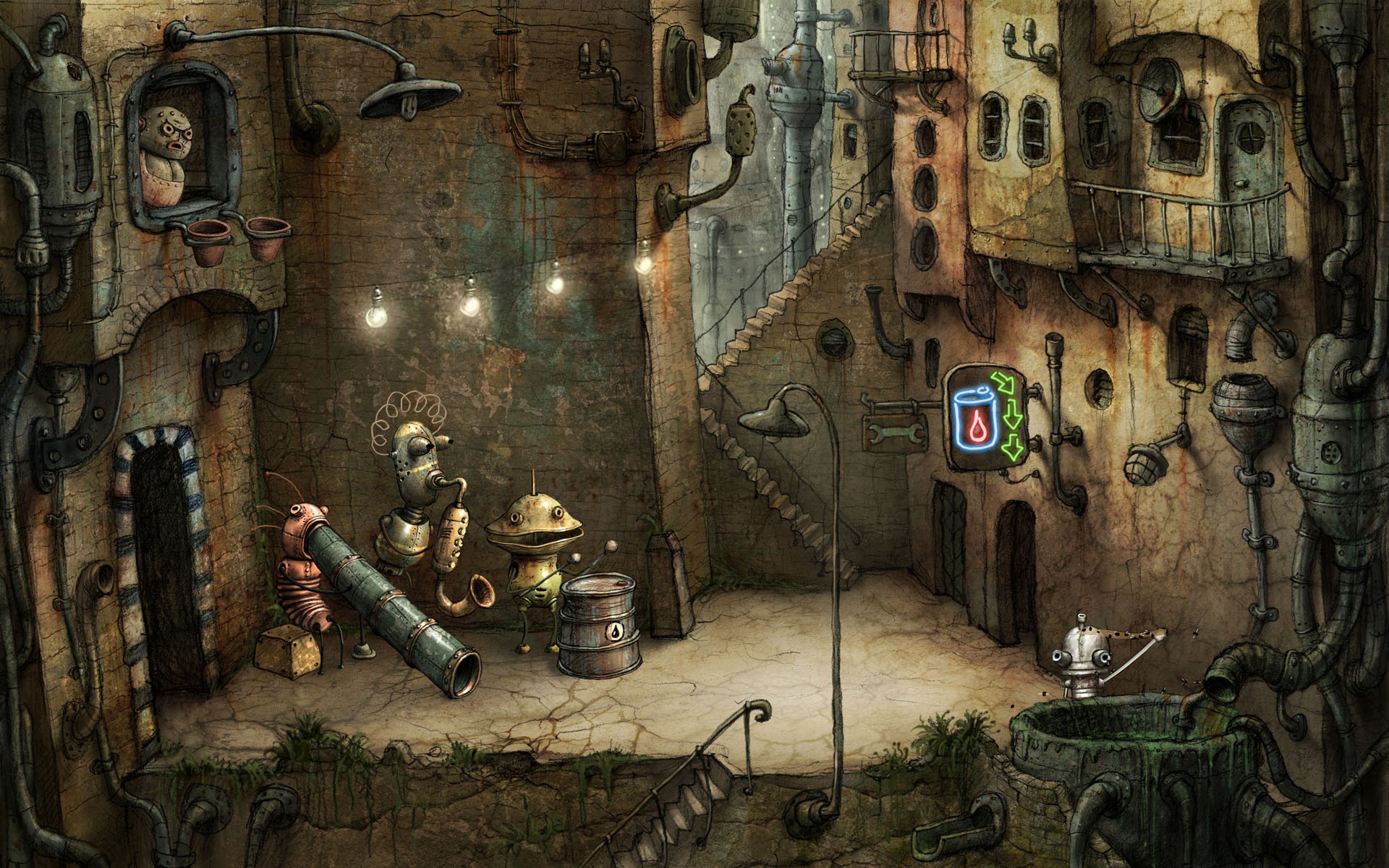 machinarium robot città