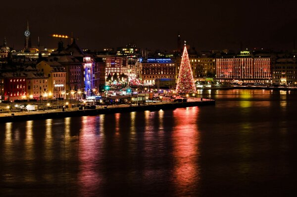 Weihnachtsnacht in Stockholm