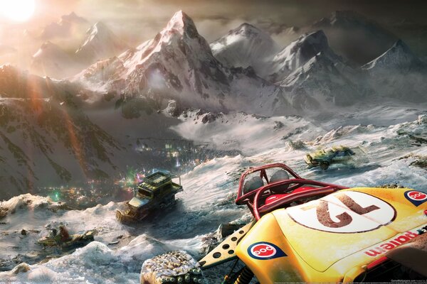 Motorstorm Arctic edge Racing en pistas nevadas