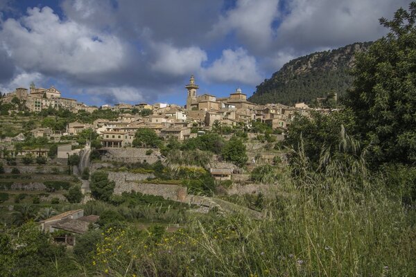 Abandonné la vieille ville dans la steppe