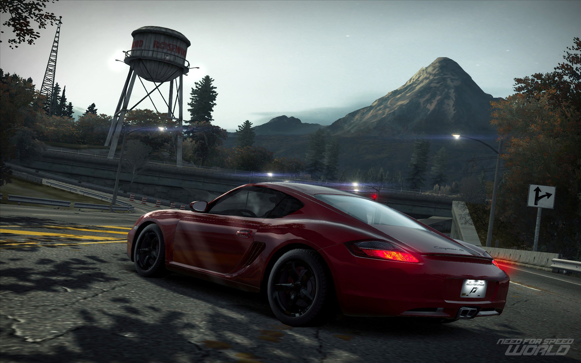 nfs world porsche berg