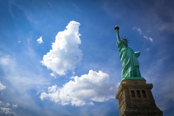 Belle statue de la liberté à New York